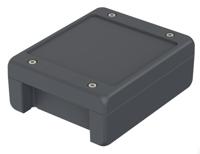00163224 Bopla Bocube Alu Series Graphite Grey Aluminium General Purpose Enclosure, IP66, IP68, IP69, IK09, Graphite Grey Lid,
