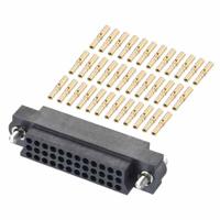 m83-lfd1f2n36-0000-000 HARWIN M83 Series Straight PCB Socket, 36-Contact, 3-Row, 2mm Pitch, Crimp Termination