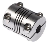 721162020 Huco Beam Coupling, 16mm Outside Diameter, 5mm Bore, 20.3mm Length Coupler
