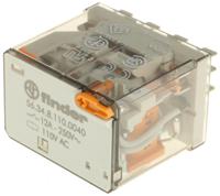 563481100040 Finder Plug In Power Relay, 110V ac Coil, 12A Switching Current, 4PDT