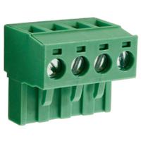 144-4058 RS PRO, 5.08mm Pitch, 4 Way, , Pluggable Terminal Block, Plug, Through Hole, Screw Termination