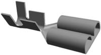 1742971-4 TE Connectivity FASTON .250 Uninsulated Female Spade Connector, Receptacle, 6.35 x 0.81mm Tab Size