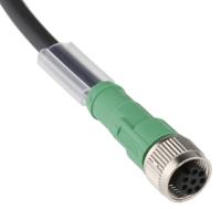 1520372 Phoenix Contact Straight Female 8 way M12 to Unterminated Sensor Actuator Cable, 10m