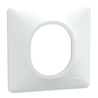 s320702 Schneider Electric White 1 Gang Thermoplastic Cover Plate