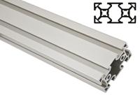 xdbm-2x22x44 FlexLink Silver Aluminium Profile Strut, 22 x 44 mm, 5.6mm Groove, 2000mm Length, Series XD