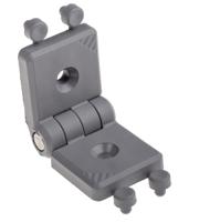 3842554466 Bosch Rexroth Plastic Door Hinge, Guarding Accessory, 10mm Slot, 40/50 mm Strut Profile