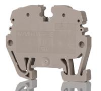 1720920000 Weidmuller  ZDUA Series Dark Beige, 2.5mm², Single-Level, Feed Through Termination, ATEX, IECEx