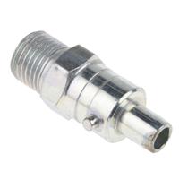 776-8343 RS PRO Steel Male Pneumatic Quick Connect Coupling, G 1/4 Male Threaded