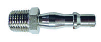235-1081 RS PRO Nickel Plated Steel Male Coupler Nipple, BSPT 1/4 in Male Threaded