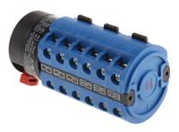 ca10a370gba001ft Kraus & Naimer, 6P 2 Position 60° Double Throw Cam Switch, 20A