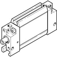 dzf-12-25-p-a Festo Pneumatic Compact Cylinder - 164004 12 mm Bore, 25 mm DZF Series, Double Acting Acting