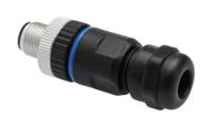 pxppam12fim08astpg9 Bulgin Circular Connector, 8 Contacts, Panel, M12 Connector, Plug, Male, IP67, Buccaneer M12 Series