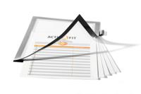 499323 Durable DURAFRAME® NOTE Silver A4 Smooth and rigid Information Frame, 323mm Height, 254mm Width