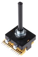 pt6509 Lorlin, 3 Position 3PST Rotary Switch, 500 mA @ 250 V, Through Hole