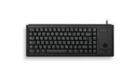 g84-4400lubit-2 Cherry G84 Wired USB Compact Trackball Keyboard, QWERTY (Italy), Black