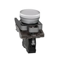 xb4bvb1 Schneider Electric, Harmony XB4, Panel Mount White Universal LED Pilot Light, 22mm Cutout, IP66, IP67, IP69(IP69K),