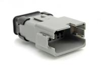 at04-12pa-srgry Amphenol Industrial, AT Automotive Connector Socket Grey Cable Mount 12 Way, Crimp Termination AT04-12PA-SRGRY