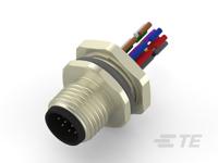 t4171230012-001 TE Connectivity Circular Connector, 12 Contacts, Front, M12 Connector, Plug, Male, IP67, M12 Series