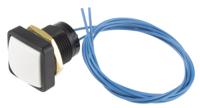 49-59214 ITW Switches 49-59 Series Push Button Switch, Momentary, Panel Mount, 16mm Cutout, SPST, Clear LED, 250V ac, IP67