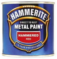 5092961 Hammerite Metal Paint in Hammered Red 250ml