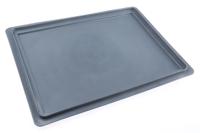 725-9164 RS PRO Grey PP Storage Box Lid, 400mm x 300mm x 19mm
