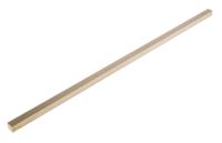 728-6917 RS PRO Brass Square Bar, 1/2in W, 1/2in H, 500mm L