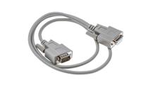 1656233 Phoenix Contact Male 9 Pin D-sub to Female 9 Pin D-sub Serial Cable, 1m PVC