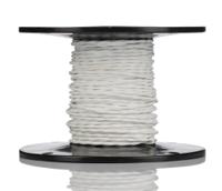 83317e-009100 Belden 83317E Control Cable, 2 Cores 26 AWG, Screened, 30 m, White Tetrafluoroethylene Sheath