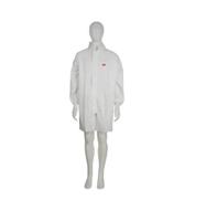4440zl 3M White Unisex Visitor Coat, L