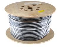 492-002 RS PRO 3183Y 1.25 mm² 3 Core Power Cable, H05VV-F, Black PVC, 100m