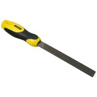 0-22-451 Stanley 380mm, Second Cut, Flat File Handle With Soft-Grip Handle