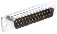121073-2202-d ITT Cannon Original D 25 Way Through Hole D-sub Connector Plug