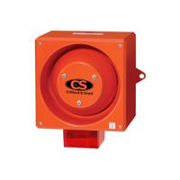 yl80d50rrfwr Clifford & Snell YL80 Series Red Sounder Beacon, 24 V dc, IP66, Side Mount, 116dB at 1 Metre