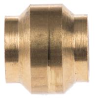 0124-04-00 Legris Brass Pipe Fitting, Straight Compression Compression Olive, Female to Female 4mm