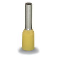 216-205-1 WAGO, 216 Insulated Ferrule, 15mm Pin Length, 4.8mm Pin Diameter, Yellow