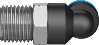 qsl-14-6 Festo QS Series Elbow Threaded Adaptor, R 1/4 Male to Push In 6 mm, Threaded-to-Tube Connection Style, 153047