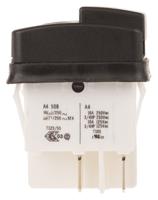 sxa4388211000g00 Molveno Illuminated Push Button Switch, Latching, Panel Mount, DPDT, Red LED, 125/250V ac, IP54, IP55