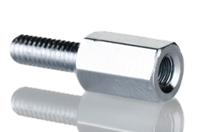 806-6578 RS PRO Standoff, M4 x M4 Thread, 10mm Body, Steel, Male/Female, 8mm Stud