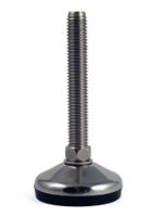224-5821 RS PRO M12 60mm Dia. Rubber Adjustable Foot, 700kg Static Load Capacity 10° Tilt Angle