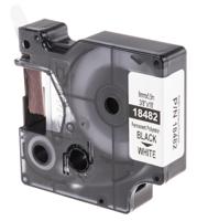 18482 Dymo Black on White Label Printer Tape, 5.5 m Length, 9 mm Width