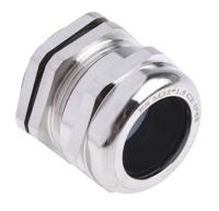 831-9037 RS PRO Metallic Nickel Plated Brass Cable Gland, M32 Thread, 15mm min., 22mm max., IP68