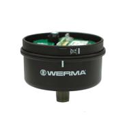64087000 Werma KS71 Series Black Terminal Element, 32 V