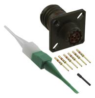 d3899920wa35pn Amphenol Limited, D38999 6 Way Wall Mount MIL Spec Circular Connector ReceptacleGreen, Pin Contacts,Shell Size 9, Quick
