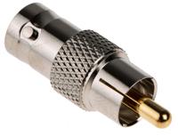 665-7598 RS PRO AV Adapter, Male RCA to Female BNC