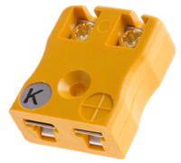769-1262 RS PRO Miniature Miniature PCB Socket Connector for Use with Type K Thermocouple, 4mm Probe, ANSI, RoHS Compliant