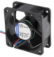 614ngh ebm-papst 600 N Series Axial Fan, 24 V dc, DC Operation, 43m³/h, 2.5W, 60 x 60 x 25mm