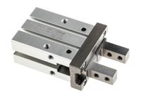 mhz2-20d SMC 2 Finger Double Action Pneumatic Gripper, MHZ2-20D, Parallel Gripping Type