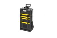 1-79-206 Stanley 3 Drawer Aluminium, Plastic Wheeled