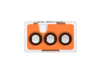 2388553-3 TE Connectivity, 2388553 Closed End Connector, Orange, Insulated, Copper 12 → 22 AWG