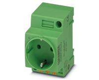 0804039 Phoenix Contact German Mains Sockets, 16A, DIN Rail Mount, 250 V